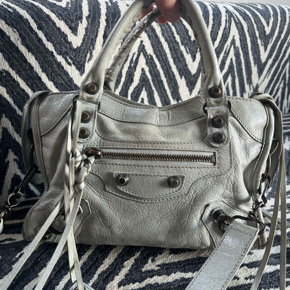 Balenciaga Classic Mini City Bag in Grey - Picture 1 of 9